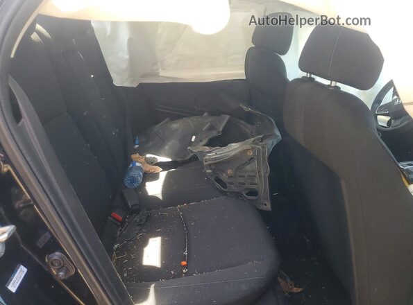 2HGFC2F64HH016932 2017 HONDA CIVIC Black Rear seats view