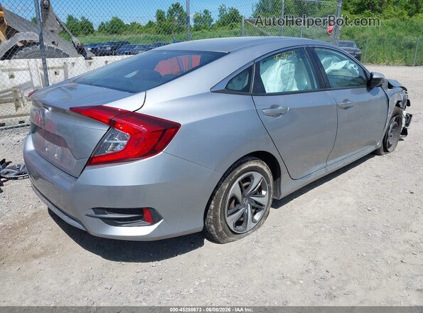 2HGFC2F64KH549614 2019 HONDA CIVIC Silver უკანა მარჯვენა