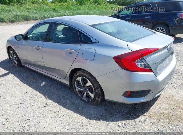 2HGFC2F64KH549614 2019 HONDA CIVIC Silver უკანა მარცხენა