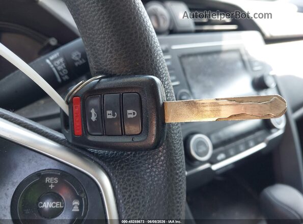 2HGFC2F64KH549614 2019 HONDA CIVIC Silver წინა პანელის ხედი