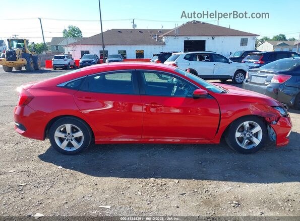2HGFC2F64KH563075 2019 HONDA CIVIC Red Widok wnętrza 360 stopni