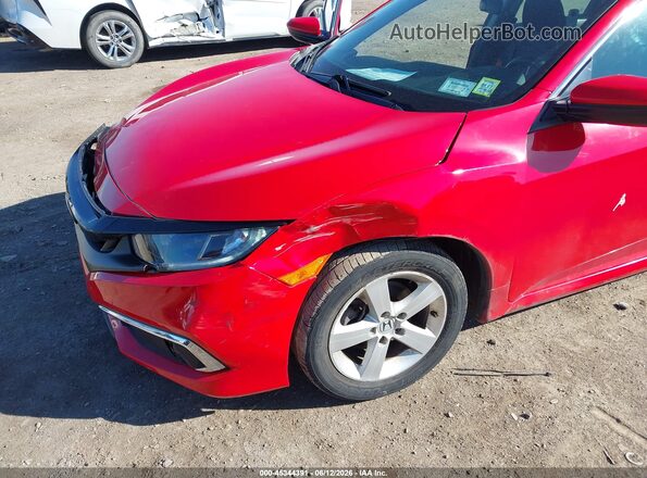 2HGFC2F64KH563075 2019 HONDA CIVIC Red Widok z przodu