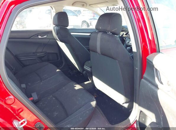 2HGFC2F64KH563075 2019 HONDA CIVIC Red Widok naklejki z numerem VIN