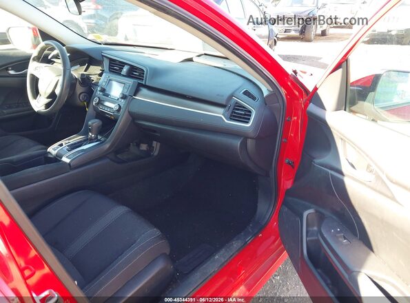 2HGFC2F64KH563075 2019 HONDA CIVIC Red Widok wnętrza z przodu