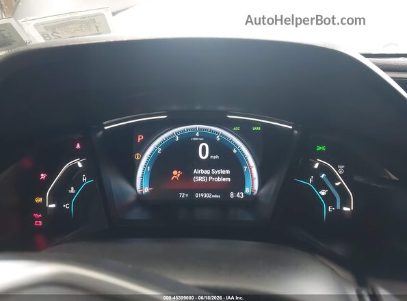 2HGFC2F64LH500737 2020 HONDA CIVIC Серый Вид задних сидений