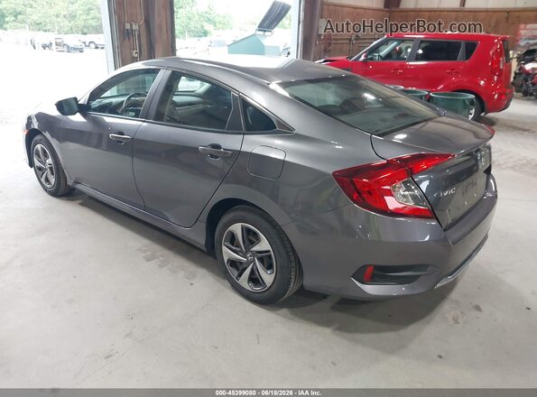 2HGFC2F64LH500737 2020 HONDA CIVIC Серый Задняя левая четверть