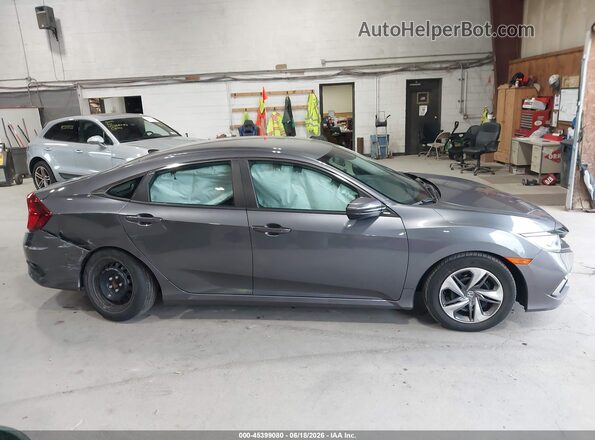 2HGFC2F64LH500737 2020 HONDA CIVIC Серый Вид задней части салона