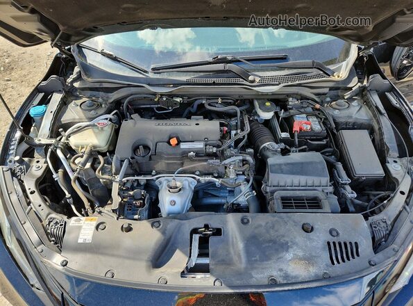 2HGFC2F64LH536153 2020 HONDA CIVIC Black უკანა სალონის ხედი