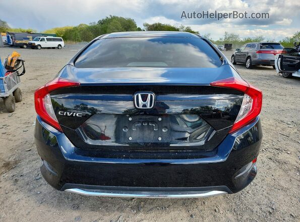 2HGFC2F64LH536153 2020 HONDA CIVIC Black უკანა ხედი
