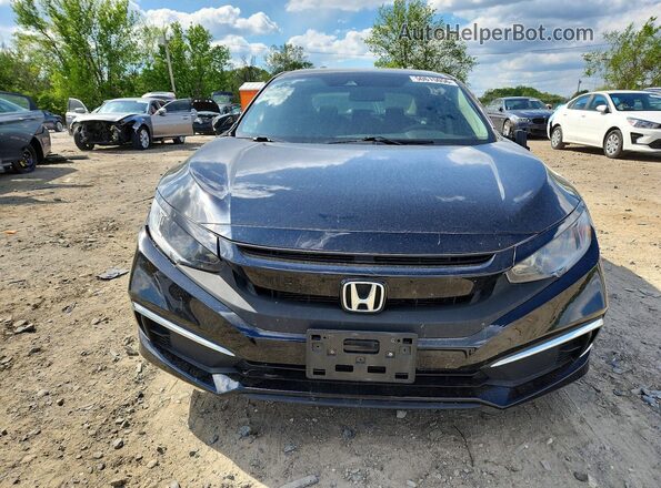 2HGFC2F64LH536153 2020 HONDA CIVIC Black წინა ხედი