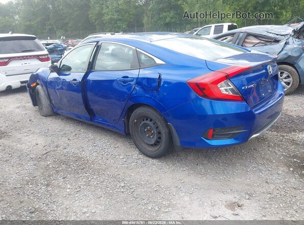 2HGFC2F64MH506314 2021 HONDA CIVIC Синий Задняя левая четверть