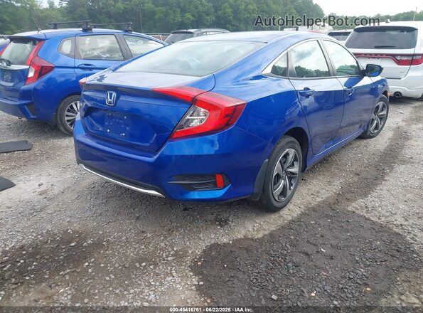 2HGFC2F64MH506314 2021 HONDA CIVIC Синий Задняя правая четверть