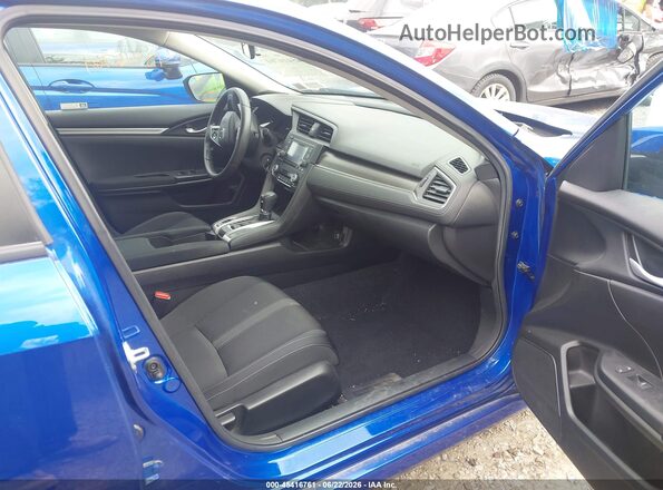 2HGFC2F64MH506314 2021 HONDA CIVIC Синий Вид салона спереди