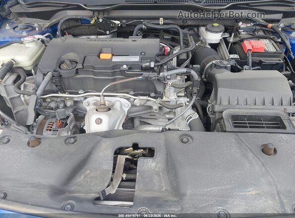2HGFC2F64MH506314 2021 HONDA CIVIC Синий Вид сзади