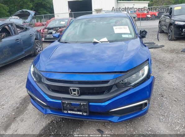 2HGFC2F64MH506314 2021 HONDA CIVIC Синий Вид щитка приборов