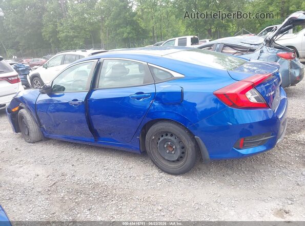2HGFC2F64MH506314 2021 HONDA CIVIC Синий Панорамный вид салона 360°