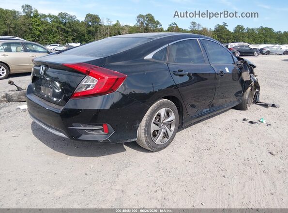 2HGFC2F65KH515729 2019 HONDA CIVIC Black Tył prawy