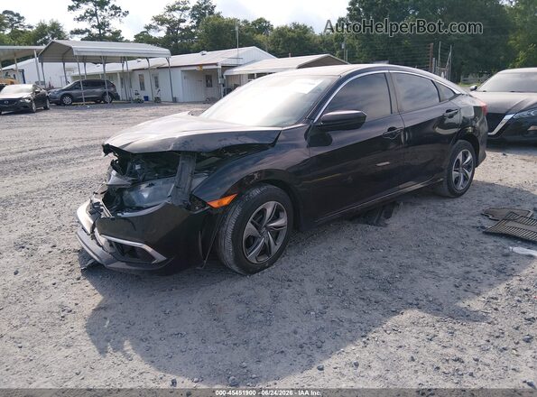 2HGFC2F65KH515729 2019 HONDA CIVIC Black Przód lewy