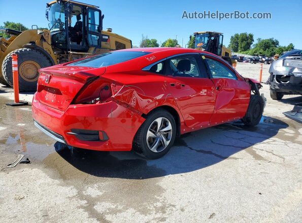 2HGFC2F65KH523748 2019 HONDA CIVIC Red Rear right