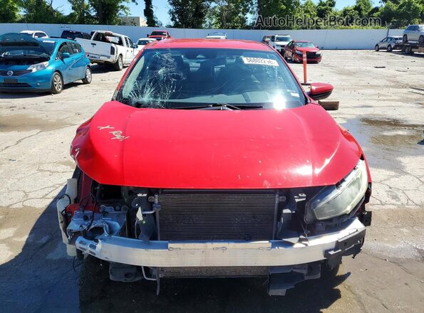 2HGFC2F65KH523748 2019 HONDA CIVIC Red Front view