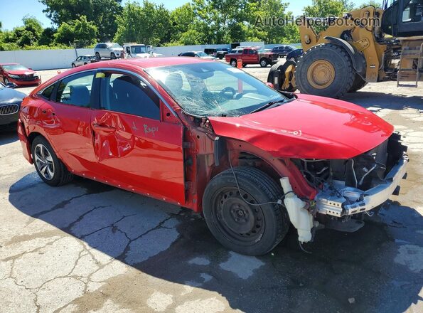 2HGFC2F65KH523748 2019 HONDA CIVIC Red Front right