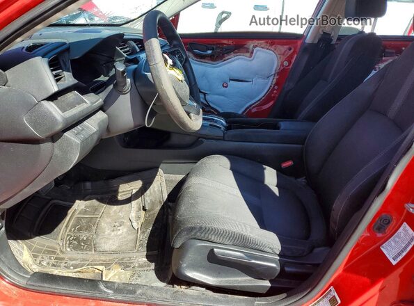 2HGFC2F65KH523748 2019 HONDA CIVIC Red Front interior view