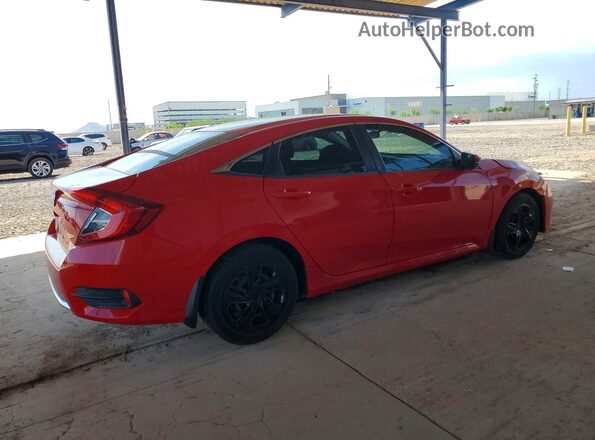 2HGFC2F65KH563084 2019 HONDA CIVIC Red Rear right