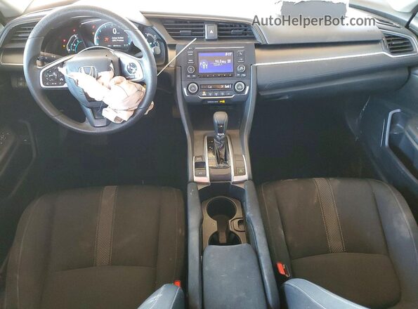 2HGFC2F65KH563084 2019 HONDA CIVIC Red Dashboard view