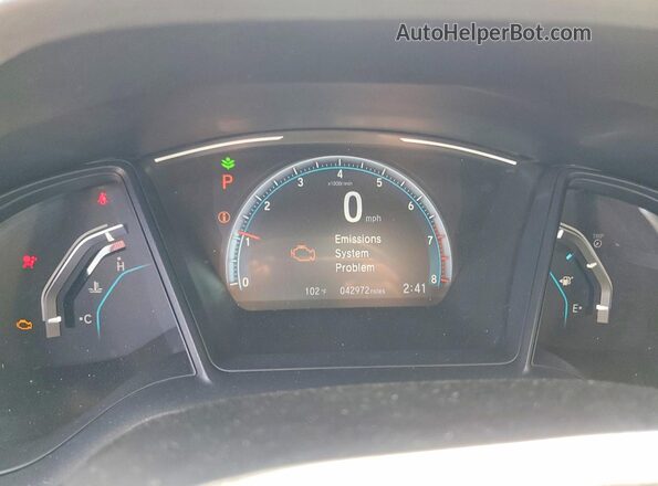 2HGFC2F65KH586851 2019 HONDA CIVIC Blue 