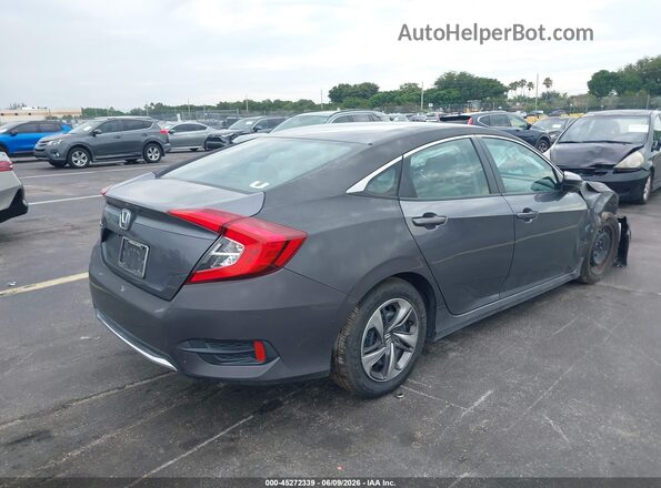 2HGFC2F65KH596716 2019 HONDA CIVIC Gray Հետևի աջ