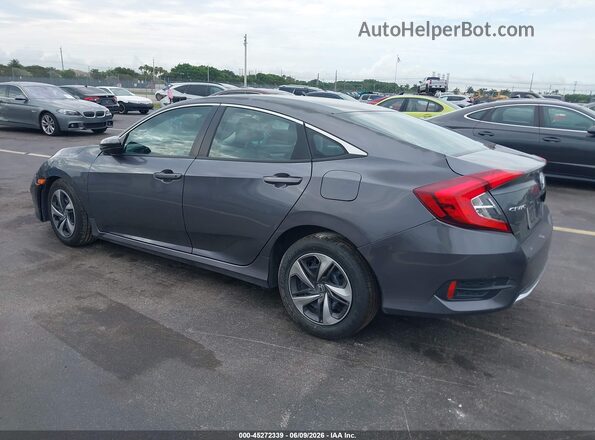 2HGFC2F65KH596716 2019 HONDA CIVIC Gray Հետևի ձախ