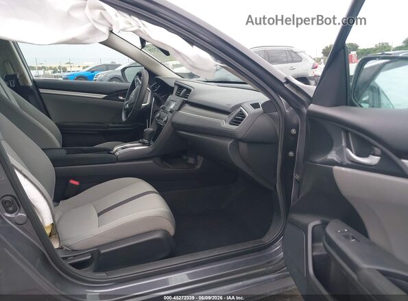 2HGFC2F65KH596716 2019 HONDA CIVIC Gray Սալոնի դիմացի տեսք