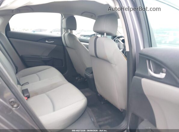 2HGFC2F65KH596716 2019 HONDA CIVIC Gray VIN կոդի պիտակի տեսք