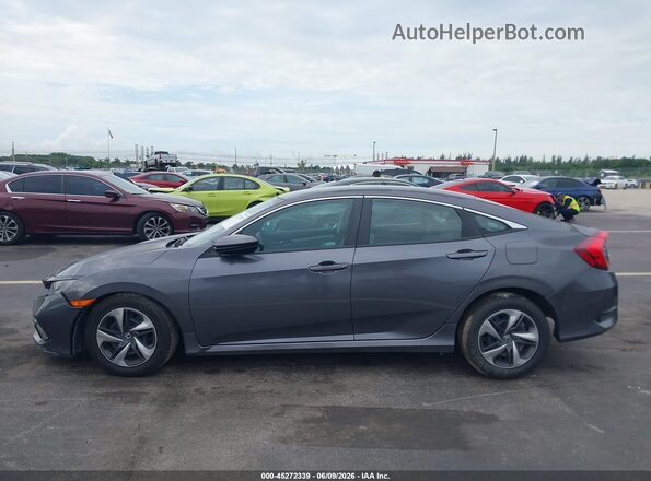 2HGFC2F65KH596716 2019 HONDA CIVIC Gray Սալոնի 360 աստիճան տեսք