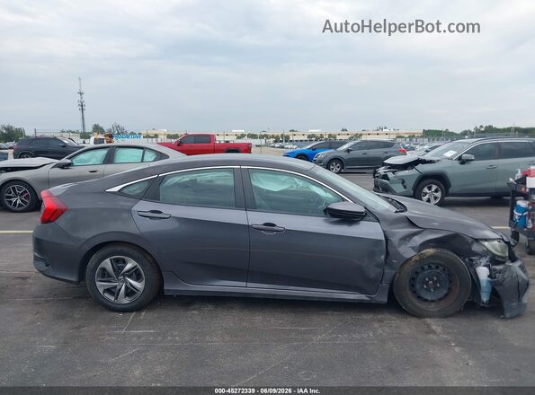2HGFC2F65KH596716 2019 HONDA CIVIC Gray Սալոնի հետևի տեսք