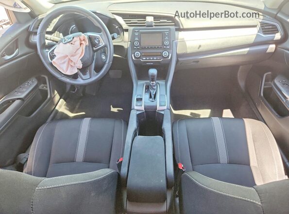 2HGFC2F65KH602675 2019 HONDA CIVIC Silver წინა პანელის ხედი