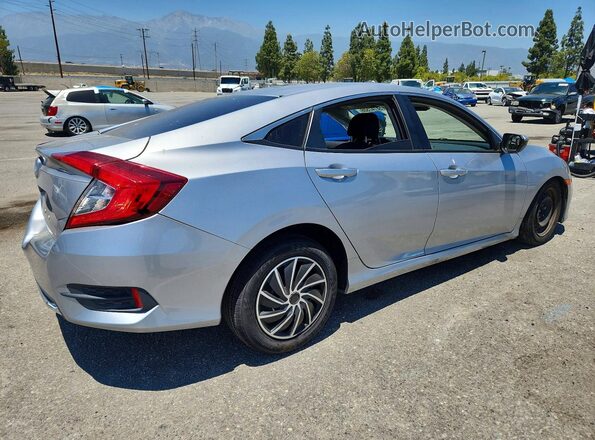 2HGFC2F65KH602675 2019 HONDA CIVIC Silver უკანა მარჯვენა