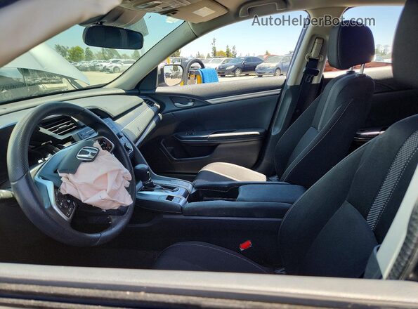 2HGFC2F65KH602675 2019 HONDA CIVIC Silver წინა სალონის ხედი