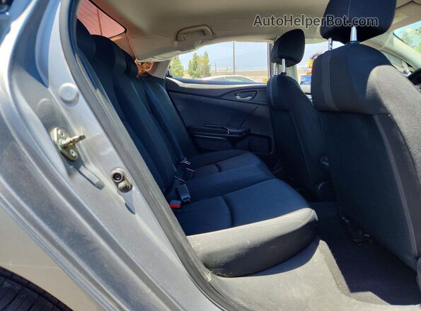 2HGFC2F65KH602675 2019 HONDA CIVIC Silver უკანა სავარძლების ხედი