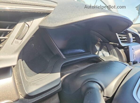 2HGFC2F65KH602675 2019 HONDA CIVIC Silver ხელსაწყოთა პანელის ხედი