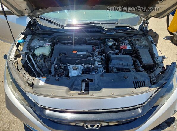2HGFC2F65KH602675 2019 HONDA CIVIC Silver უკანა სალონის ხედი