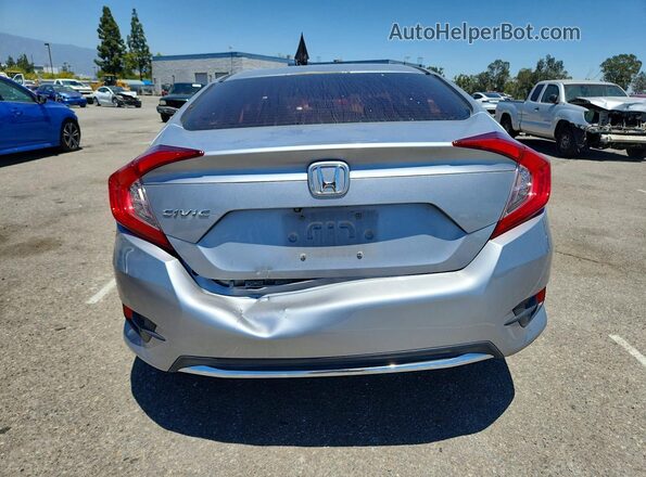2HGFC2F65KH602675 2019 HONDA CIVIC Silver უკანა ხედი