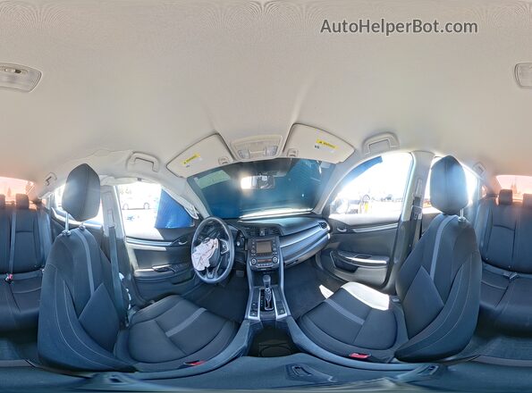 2HGFC2F65KH602675 2019 HONDA CIVIC Silver VIN კოდის სტიკერის ხედი