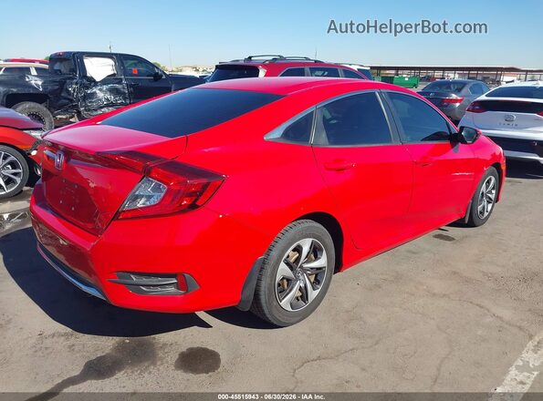 2HGFC2F65LH526800 2020 HONDA CIVIC Red Tył prawy