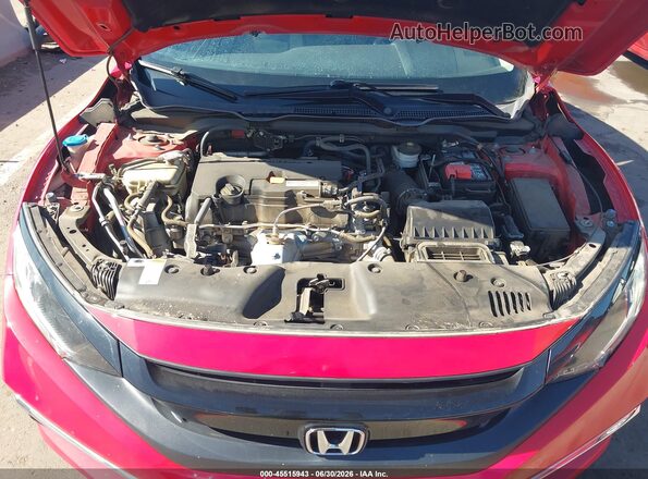 2HGFC2F65LH526800 2020 HONDA CIVIC Red Widok z tyłu