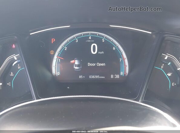 2HGFC2F65LH526800 2020 HONDA CIVIC Red Widok tylnych siedzeń
