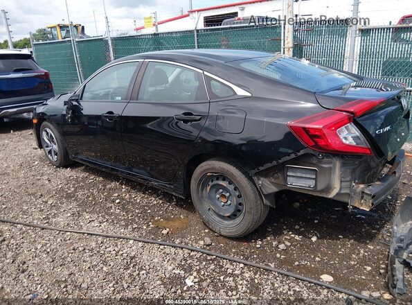 2HGFC2F65LH543712 2020 HONDA CIVIC Black Rear left