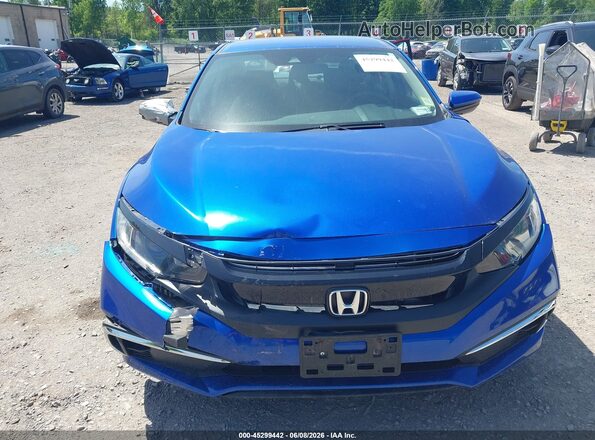 2HGFC2F65LH560591 2020 HONDA CIVIC Blue წინა ხედი