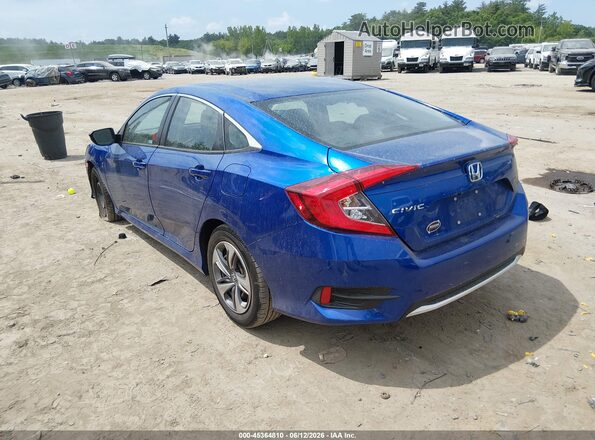 2HGFC2F65LH588407 2020 HONDA CIVIC Blue Задня ліва чверть