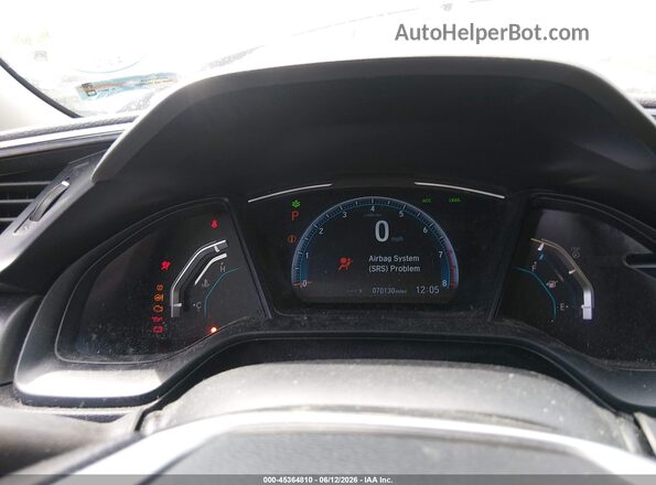 2HGFC2F65LH588407 2020 HONDA CIVIC Blue Вид задніх сидінь